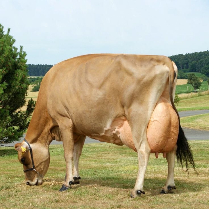 Cow grazing at Sosian Ranch